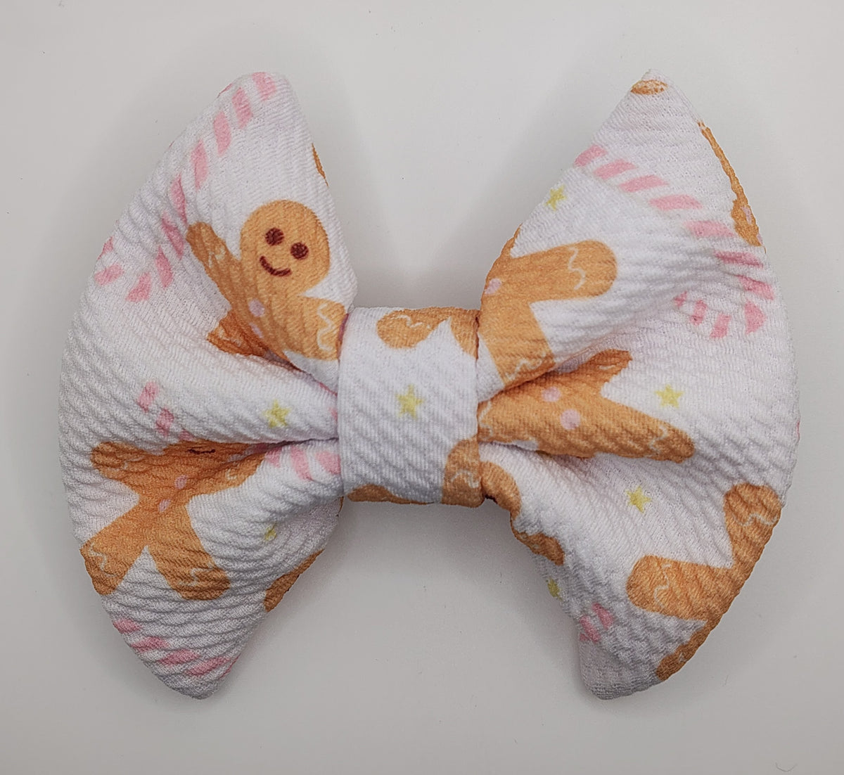 Gingerbread Man Hair Bow