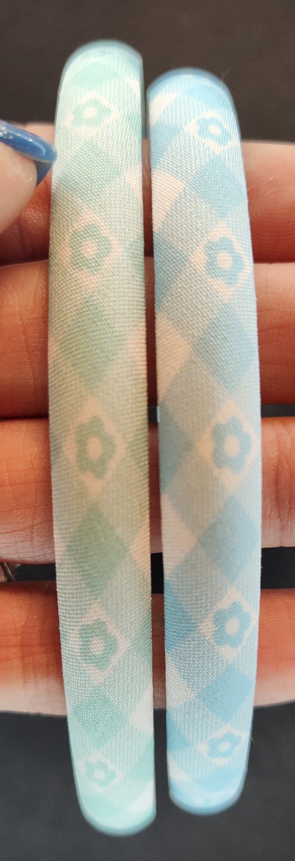 Thin Gingham Headbands