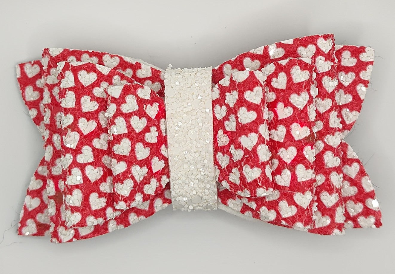 Red Glitter Hearts