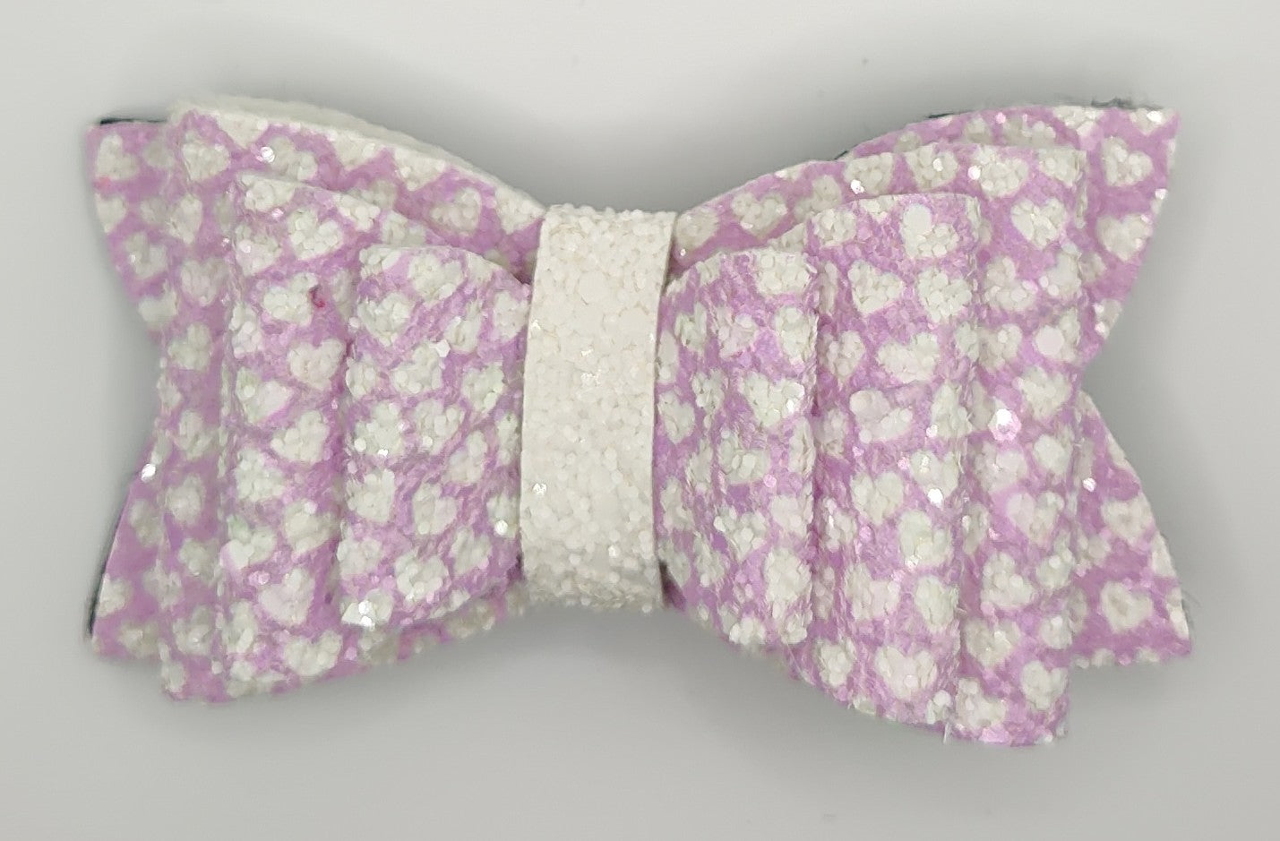 Light Purple Glitter Hearts