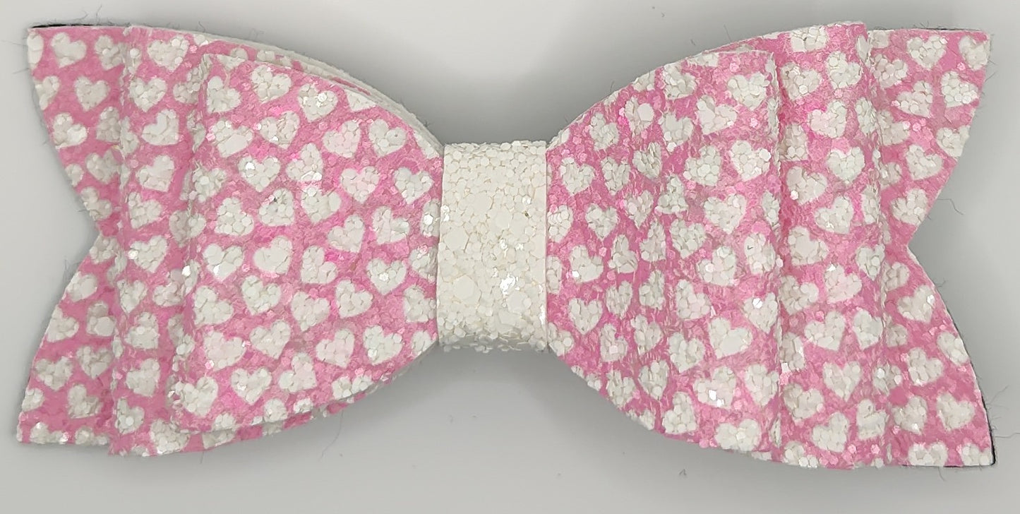 Pink Glitter Hearts