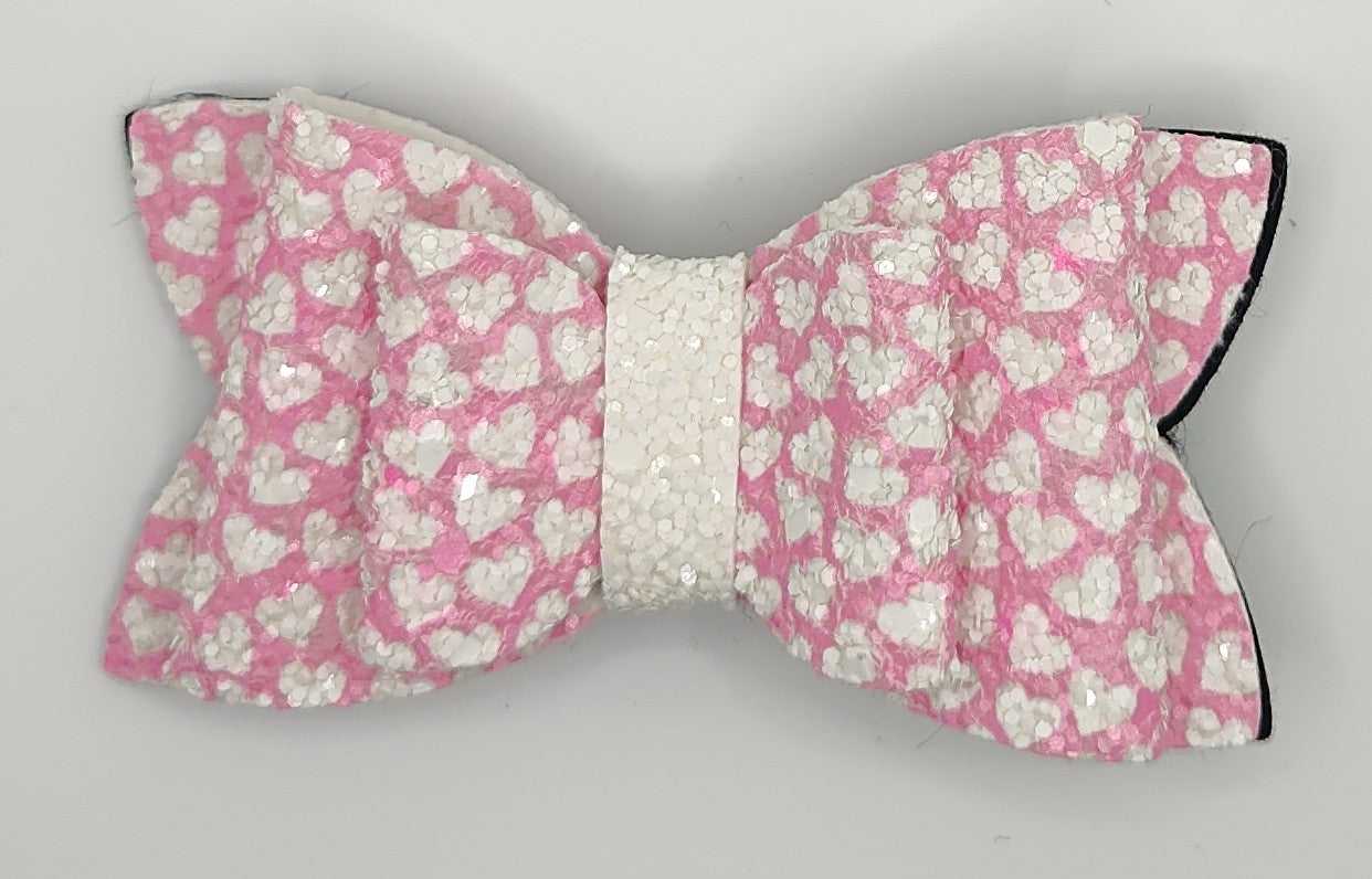 Pink Glitter Hearts