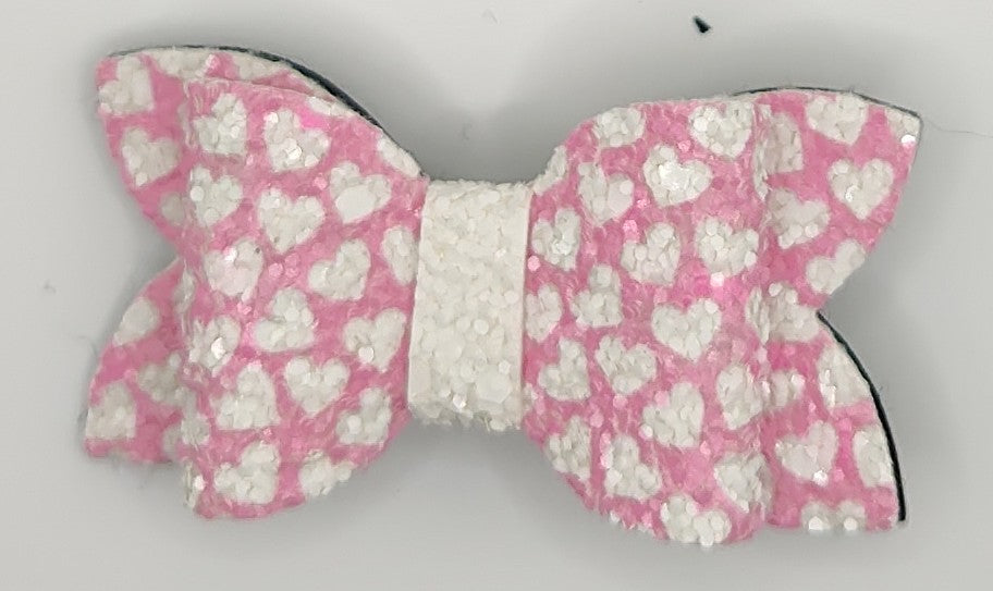 Pink Glitter Hearts