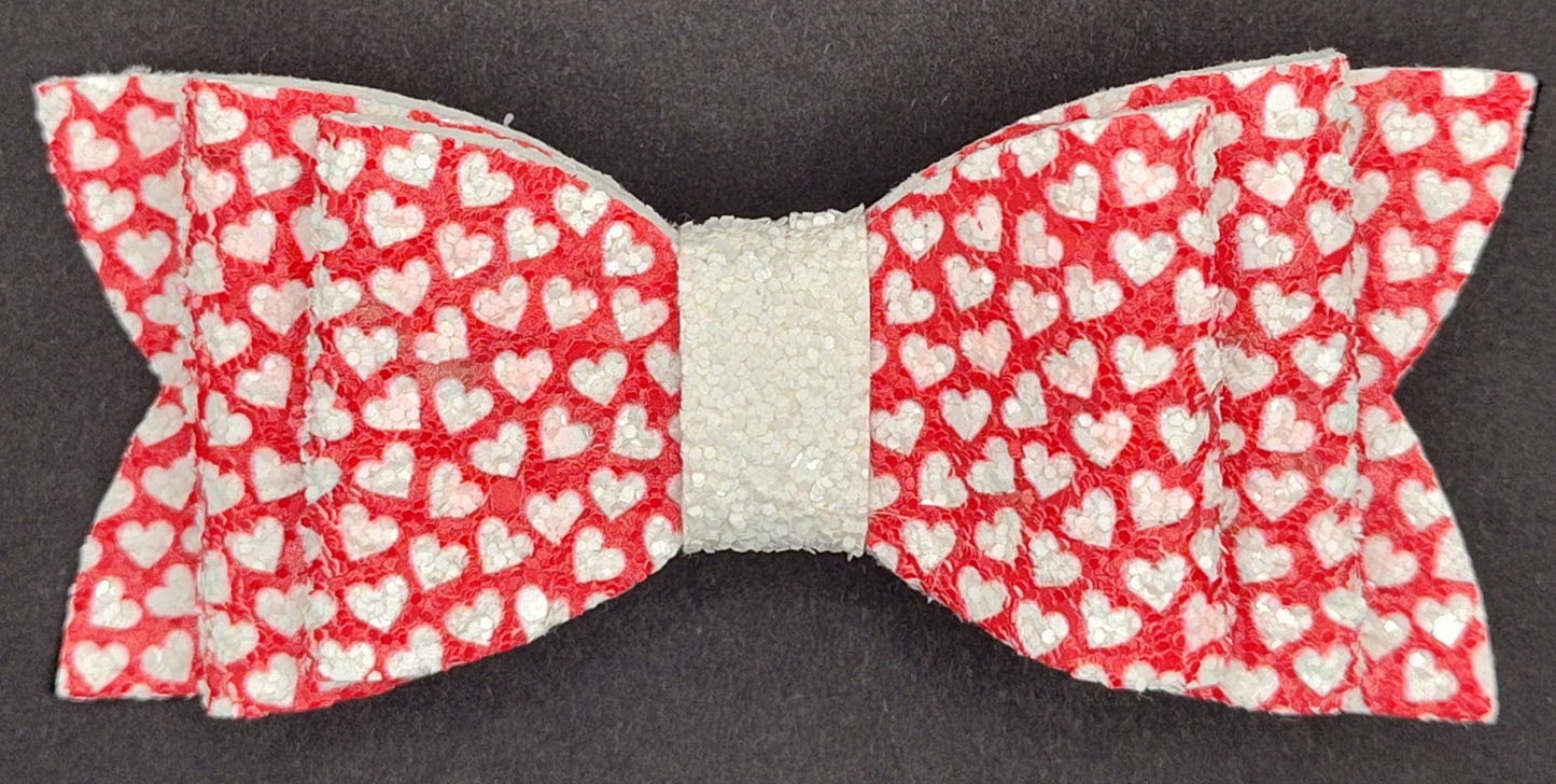 Red Glitter Hearts