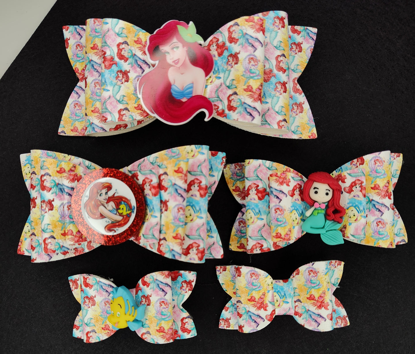 Ariel, Eric, Flounder, and Sebastian