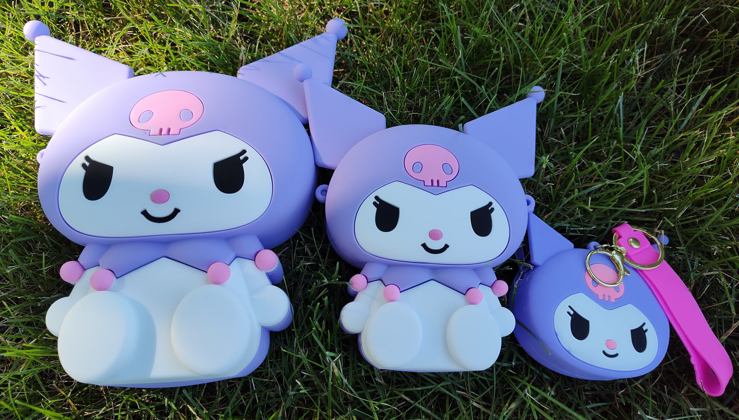 Purple Kuromi Purse Sets