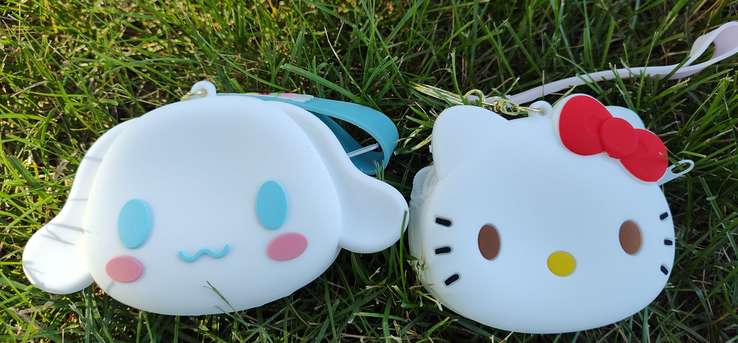 Hello Kitty and Cinnomonoll Coin Purses