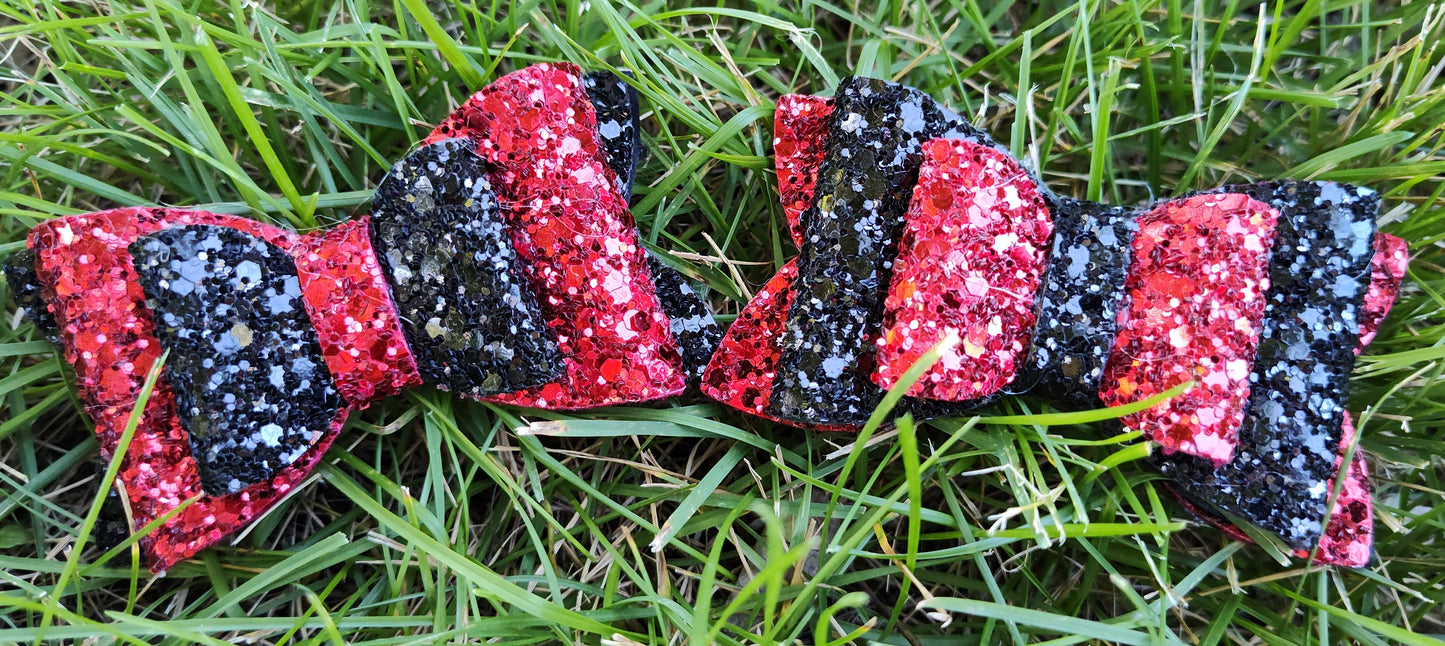 Red and Black Glitter