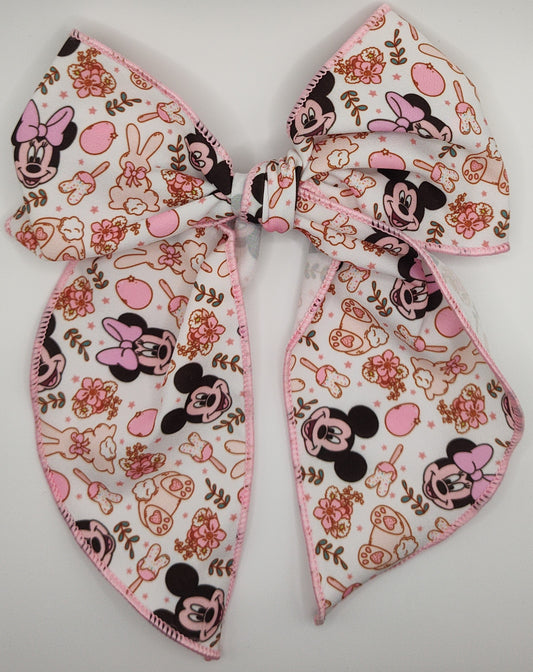Minnie & Mickey Fable Bow