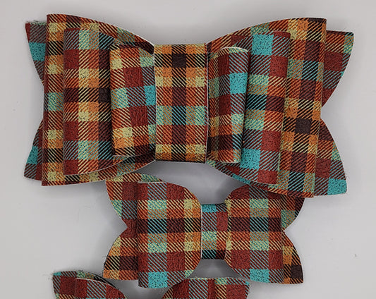 Fall Gingham Bow