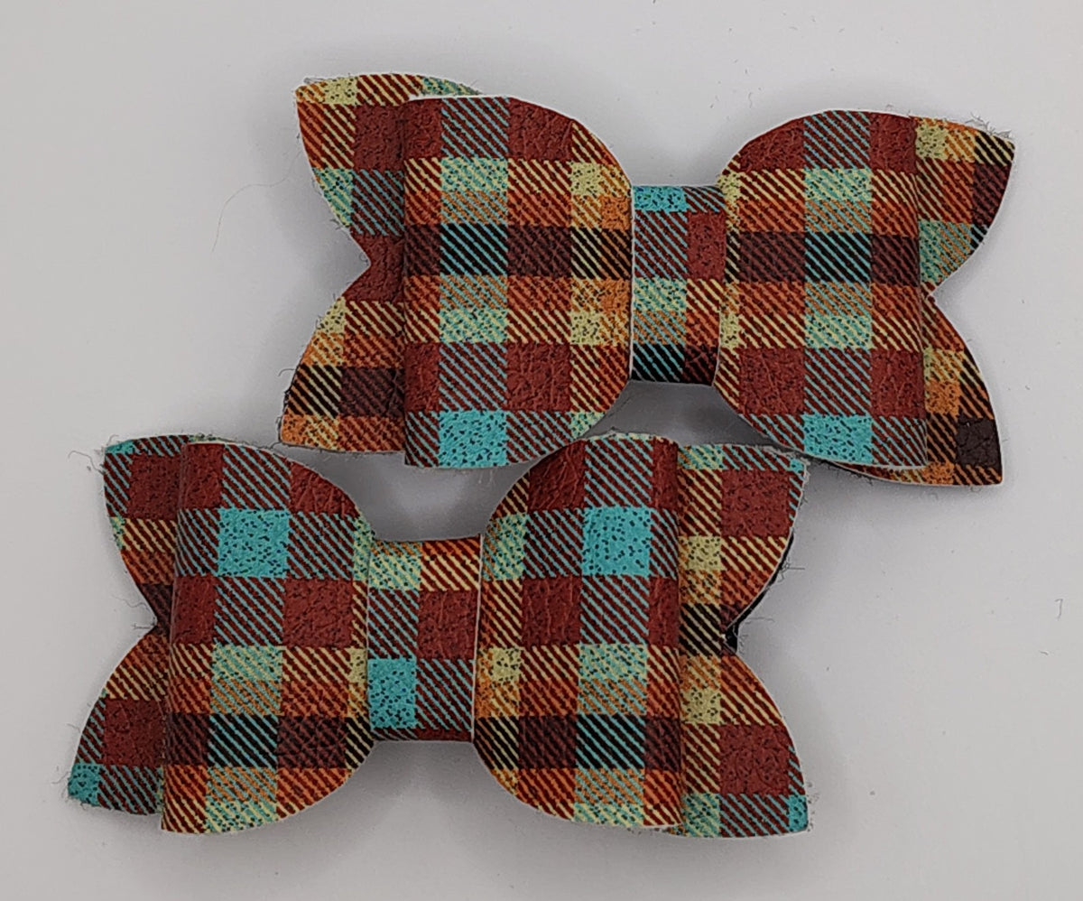 Fall Gingham Bow