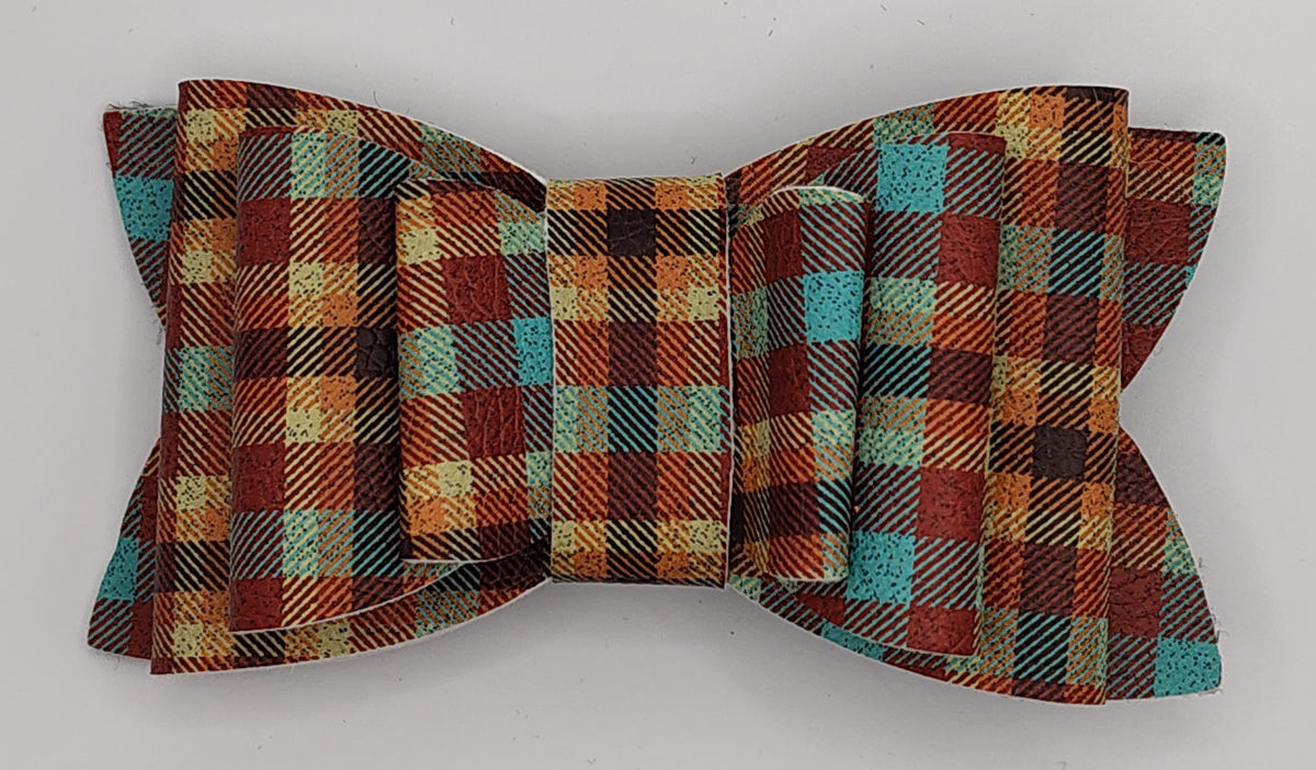 Fall Gingham Bow