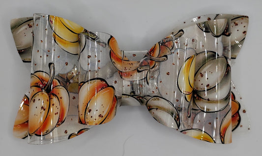 Vinyl Pumpkin Bow
