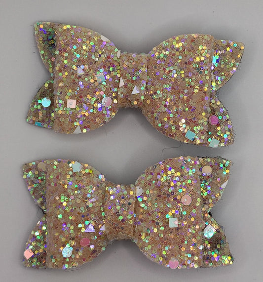 Nude Geometric Glitter Bitty Set