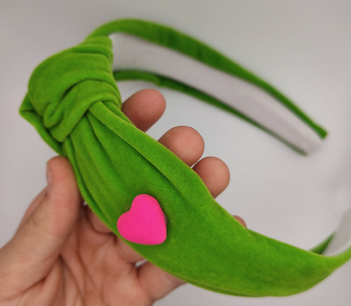 Grinch Heart Headband