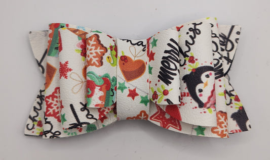 All things Christmas Hair Bow