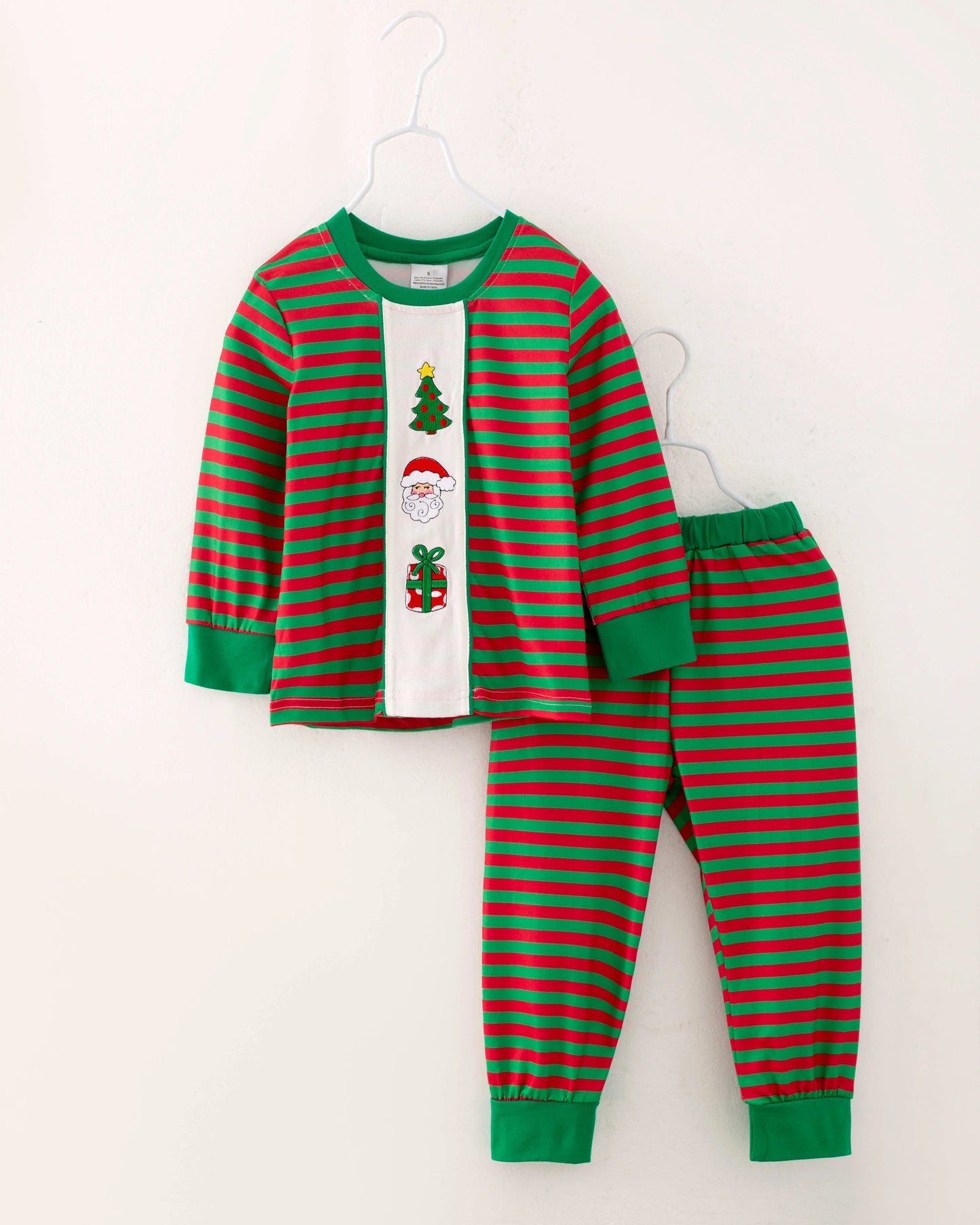 Christmas Stripe Boy Set