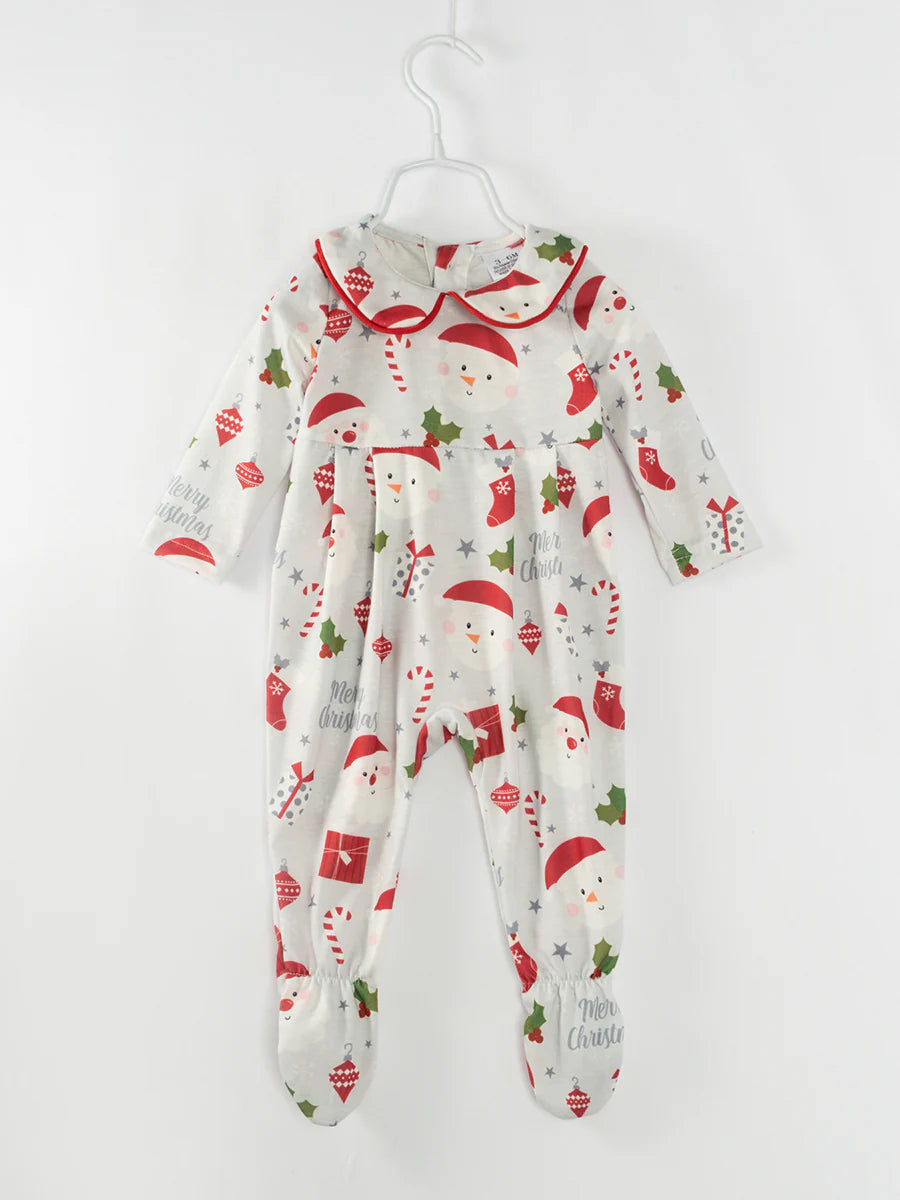 Christmas Santa Baby Boy Romper